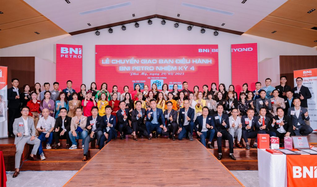 Trí Tuệ Power là nhà tài trợ kim cương sự kiện Lễ chuyển giao Ban điều hành nhiệm kỳ 4 BNI Petro Chapter.